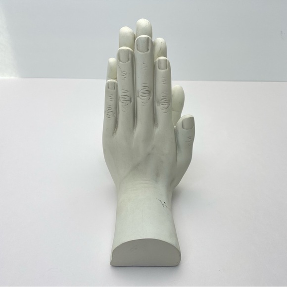 Tms Hands Sculpture Praying Bookends - Picture 10 of 16